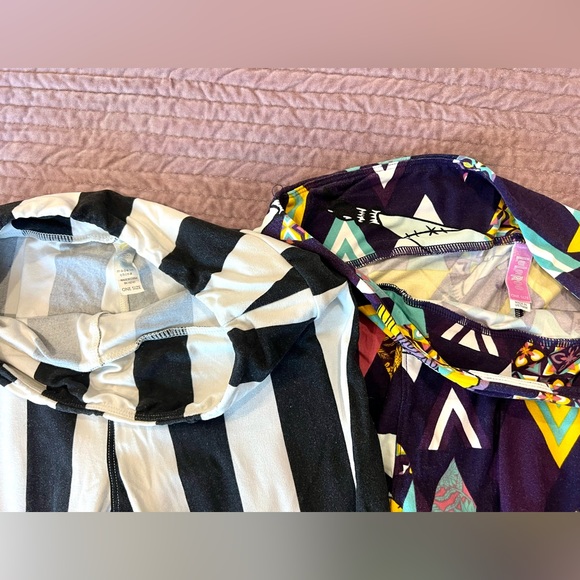 2-pack womens Lularoe One size leggings. Halloween themed. VGUC - Picture 4 of 5